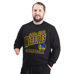 Golden State Warriors G-III Sports by Carl Banks Adaptive Headliner Fleece Crewneck Sweatshirt sale