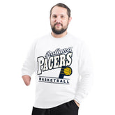Indiana Pacers G-III Sports by Carl Banks Adaptive Headliner Fleece Crewneck Sweatshirt