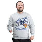 New York Knicks G-III Sports by Carl Banks Adaptive Headliner Fleece Crewneck Sweatshirt