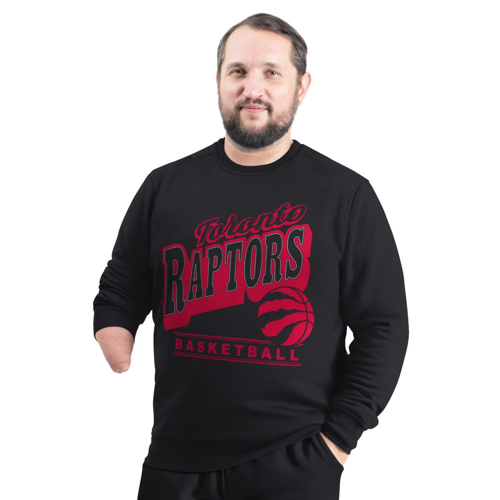 Toronto Raptors G-III Sports by Carl Banks Adaptive Headliner Fleece Crewneck Sweatshirt
