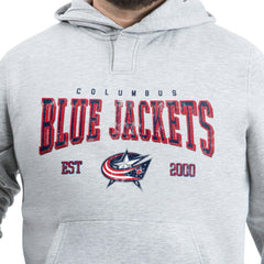 NHL Columbus Blue Jackets G-III Sports by Carl Banks Adaptive Classic Team Spirit Fleece Hoodie