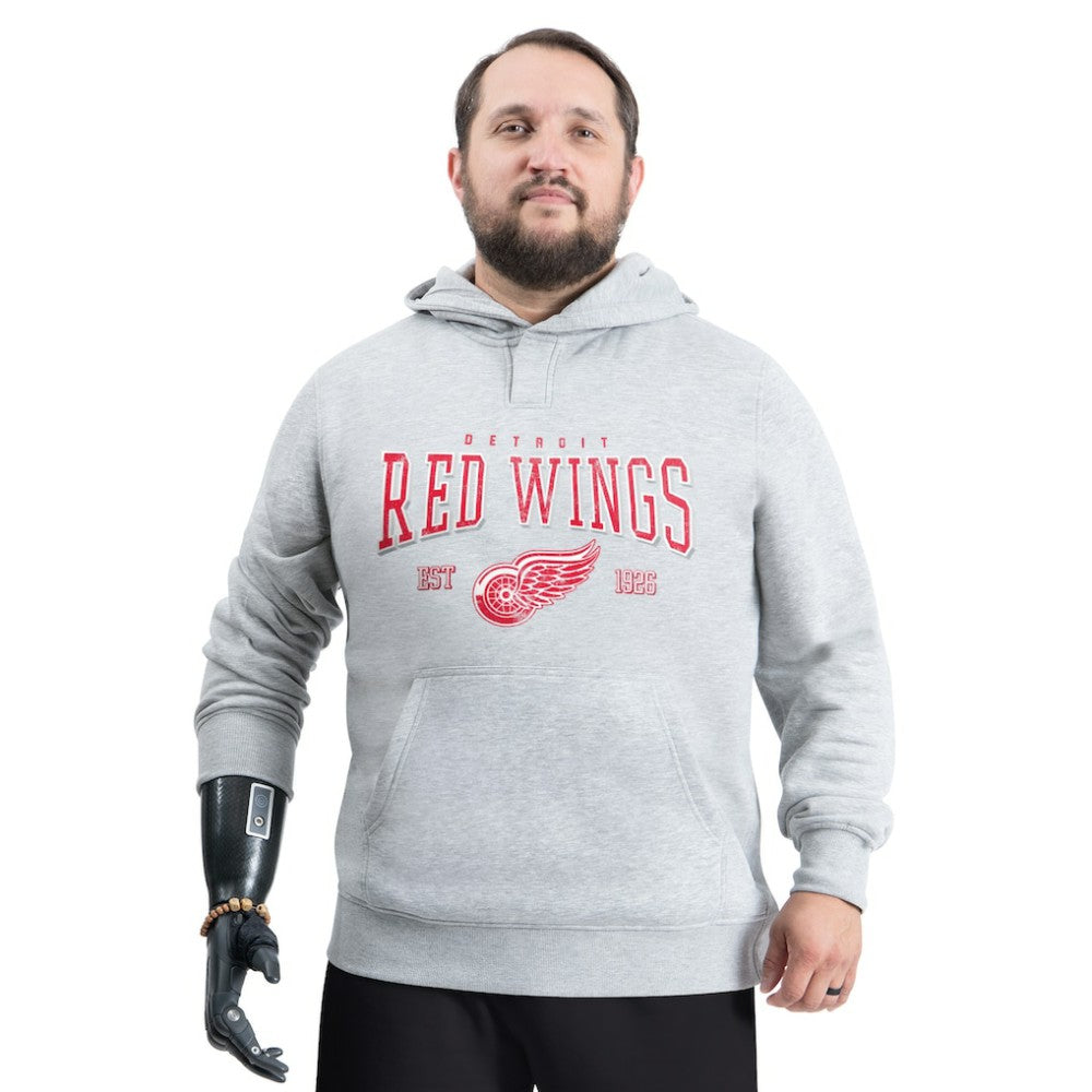 NHL Detroit Red Wings G-III Sports by Carl Banks Adaptive Classic Team Spirit Fleece Hoodie