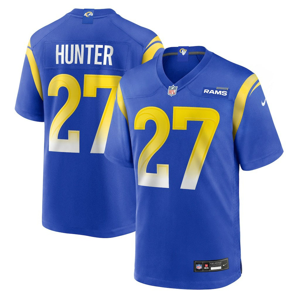 Jarquez Hunter Team Game Jersey - Los Angeles Rams Jerseys
