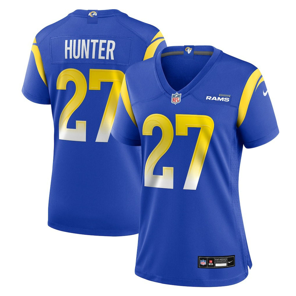 Jarquez Hunter Women's Team Game Jersey - Los Angeles Rams Jerseys