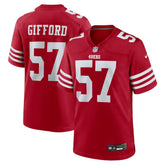 Luke Gifford Team Game Jersey - San Francisco 49ers Jerseys