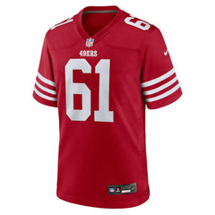 Matt Hennessy Team Game Jersey - San Francisco 49ers Jerseys