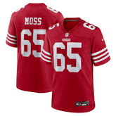 Drew Moss Team Game Jersey - San Francisco 49ers Jerseys