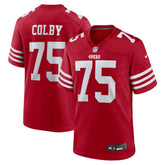 Connor Colby Team Game Jersey - San Francisco 49ers Jerseys