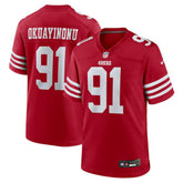 Sam Okuayinonu Team Game Jersey - San Francisco 49ers Jerseys