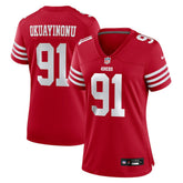 Sam Okuayinonu Women's Team Game Jersey - San Francisco 49ers Jerseys