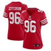 Jordan Jefferson Women's Team Game Jersey - San Francisco 49ers Jerseys