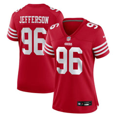 Jordan Jefferson Women's Team Game Jersey - San Francisco 49ers Jerseys