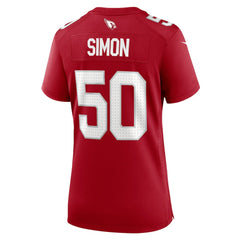 Cody Simon Women's Team Game Jersey - Arizona Cardinals Jerseys