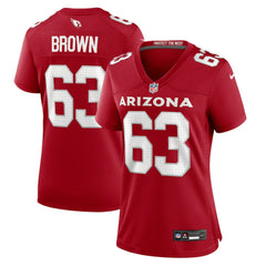Evan Brown Women's Team Game Jersey - Arizona Cardinals Jerseys