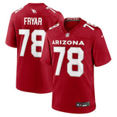 Josh Fryar Team Game Jersey - Arizona Cardinals Jerseys