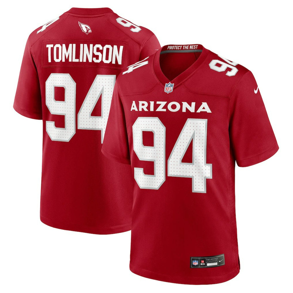 Dalvin Tomlinson Team Game Jersey - Arizona Cardinals Jerseys