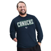 NHL Vancouver Canucks G-III Sports by Carl Banks Adaptive Mesh Effect Long Sleeve T-Shirt