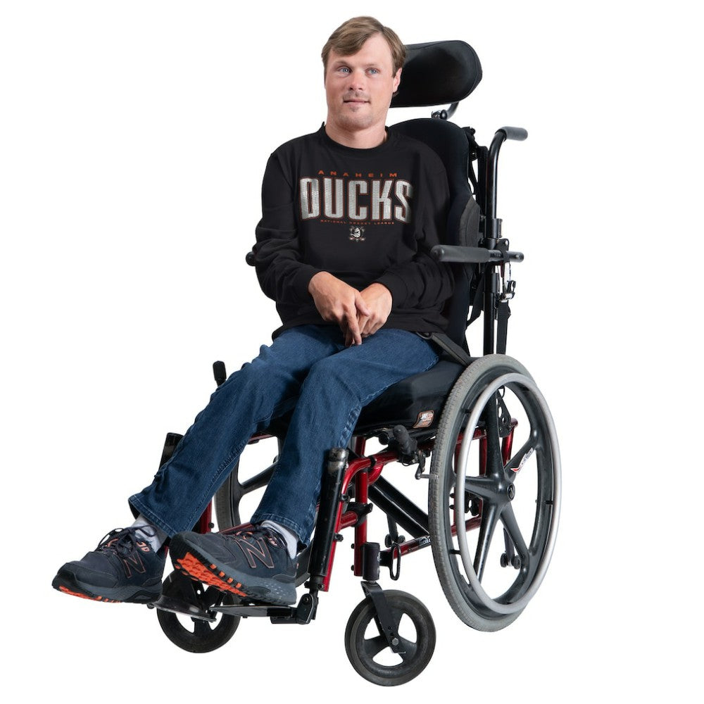 NHL Anaheim Ducks G-III Sports by Carl Banks Adaptive Mesh Effect Long Sleeve T-Shirt