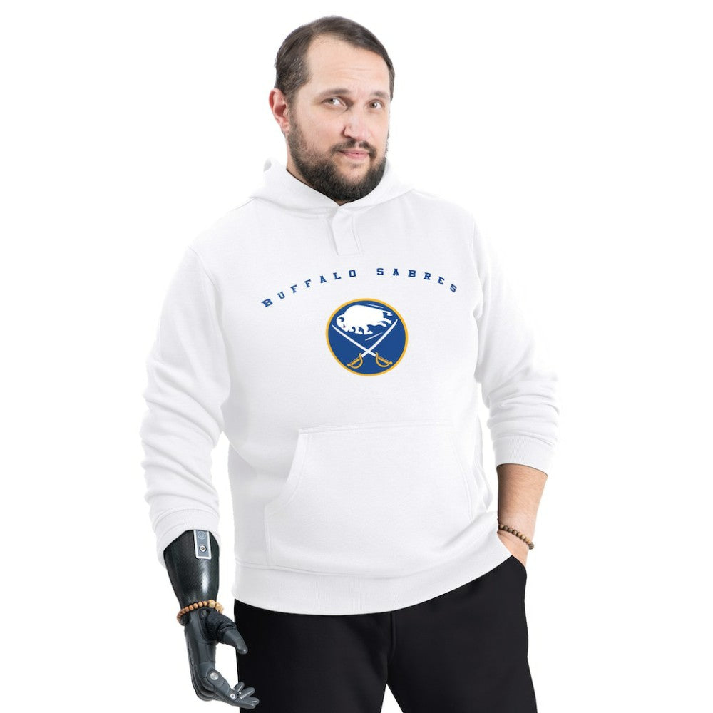 NHL Buffalo Sabres G-III Sports by Carl Banks Adaptive Classic Team Arc Fleece Hoodie