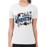 Charlotte Hornets G-III 4Her by Carl Banks Women's Super-Slim Fit Lightweight Roses Crew Neck T-Shirt