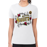 Denver Nuggets G-III 4Her by Carl Banks Women's Super-Slim Fit Lightweight Roses Crew Neck T-Shirt sale