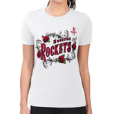 Houston Rockets G-III 4Her by Carl Banks Women's Super-Slim Fit Lightweight Roses Crew Neck T-Shirt