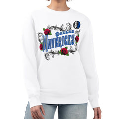 Dallas Mavericks G-III 4Her by Carl Banks Women's Roses Fleece Tri-Blend Sweatshirt sale
