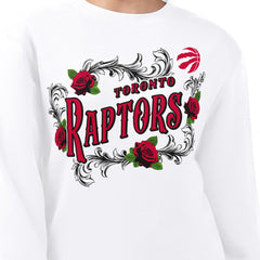 Toronto Raptors G-III 4Her by Carl Banks Women's Roses Fleece Tri-Blend Sweatshirt