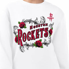 Houston Rockets G-III 4Her by Carl Banks Women's Roses Fleece Tri-Blend Sweatshirt sale