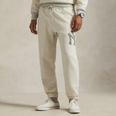 Cream Yankees Polo Ralph Lauren Vintage Fleece Sweatpants