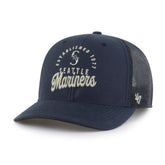 Navy Seattle Mariners '47 Pitstop Trucker Adjustable Hat