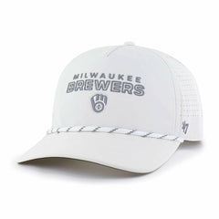 White Milwaukee Brewers '47 Forward Vault Hitch Adjustable Hat
