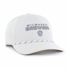 White Milwaukee Brewers '47 Forward Vault Hitch Adjustable Hat