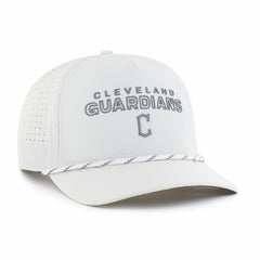 White Cleveland Guardians '47 Forward Vault Hitch Adjustable Hat
