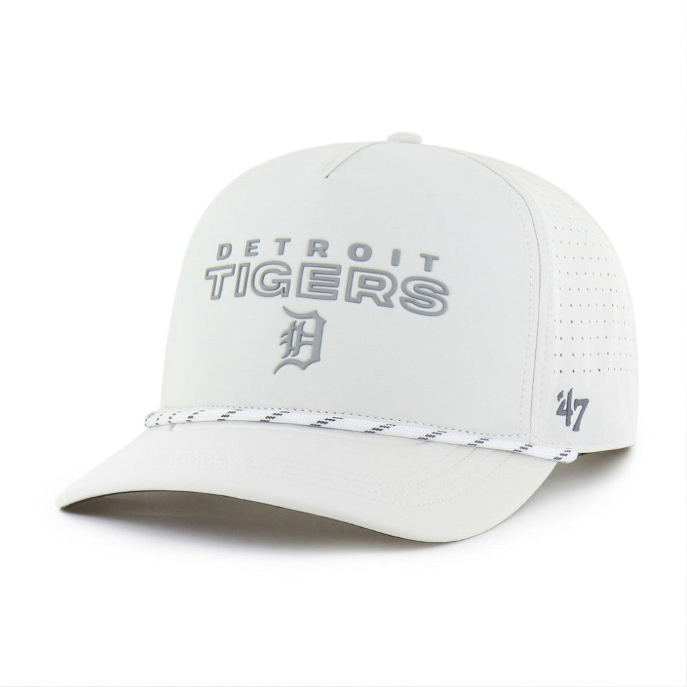 White Detroit Tigers '47 Forward Vault Hitch Adjustable Hat