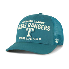 Teal Texas Rangers '47 Contemporary Hitch Adjustable Trucker Hat