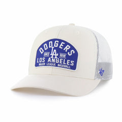 White Los Angeles Dodgers '47 Leland Adjustable Trucker Hat