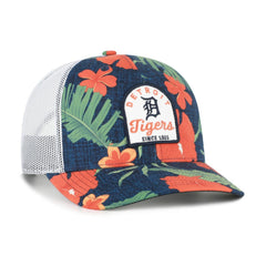 Navy Detroit Tigers '47 Beachside Adjustable Trucker Hat