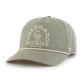 Olive Colorado Rockies '47 Canyon Ranchero Hitch Adjustable Hat