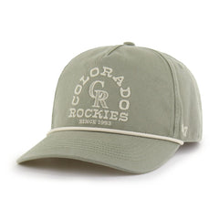 Olive Colorado Rockies '47 Canyon Ranchero Hitch Adjustable Hat