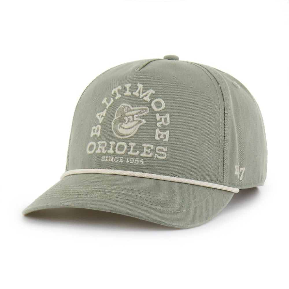 Olive Baltimore Orioles '47 Canyon Ranchero Hitch Adjustable Hat