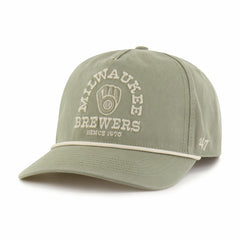 Olive Milwaukee Brewers '47 Canyon Ranchero Hitch Adjustable Hat