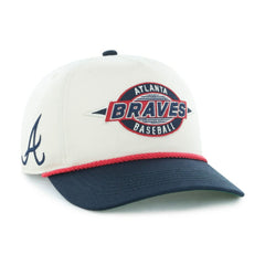 Natural Atlanta Braves '47 Frame Out Hitch Adjustable Hat