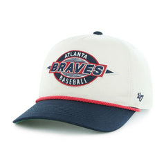 Natural Atlanta Braves '47 Frame Out Hitch Adjustable Hat