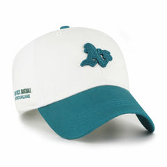 White/Teal Athletics '47 Contemporary Tonal Clean Up Adjustable Hat