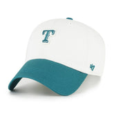 White/Teal Texas Rangers '47 Contemporary Tonal Clean Up Adjustable Hat