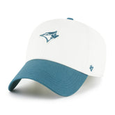 White/Teal Toronto Blue Jays '47 Contemporary Tonal Clean Up Adjustable Hat