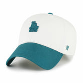 White/Teal Los Angeles Dodgers '47 Contemporary Tonal Clean Up Adjustable Hat