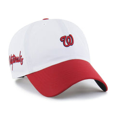 White/Red Washington Nationals '47 Vista Mini Clean Up brrr° Adjustable Hat