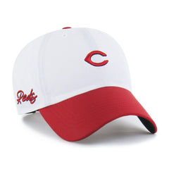 White/Red Cincinnati Reds '47 Vista Mini Clean Up brrr° Adjustable Hat